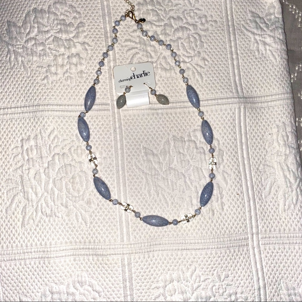 Charming Charlie Necklace & Earrings
